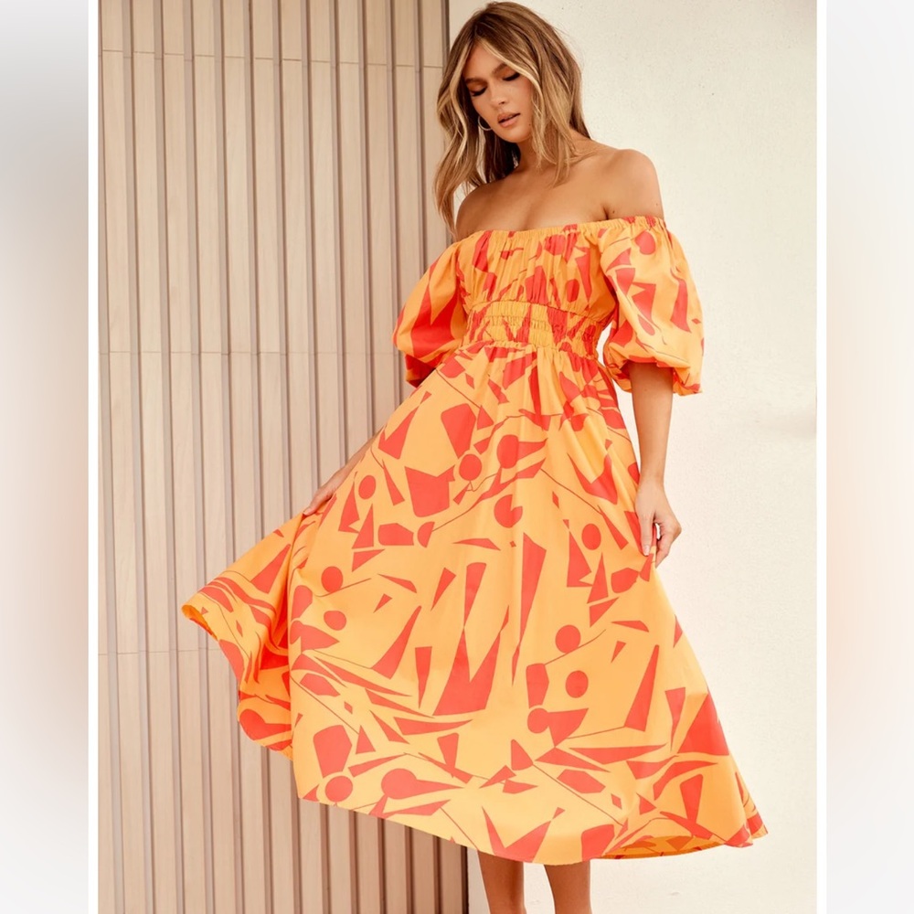 Sage and Paige sonja ruffle dress. New with tags
